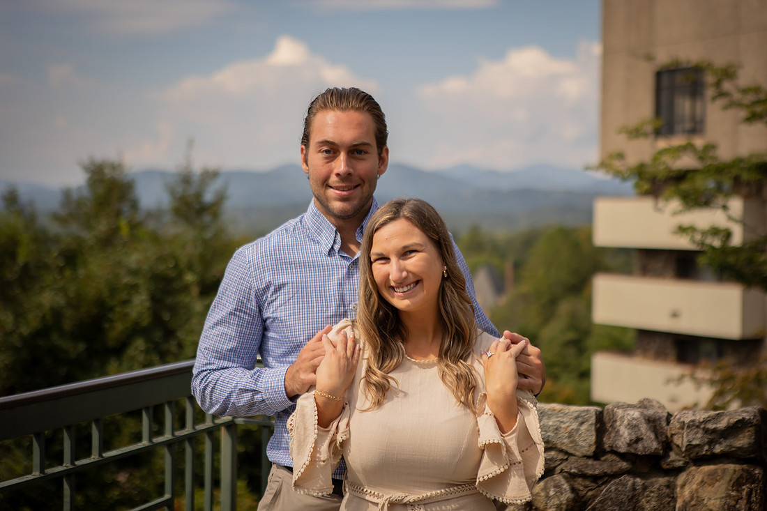 Engagement Photography at Omni Grove Park Inn | Asheville Proposal Photographer