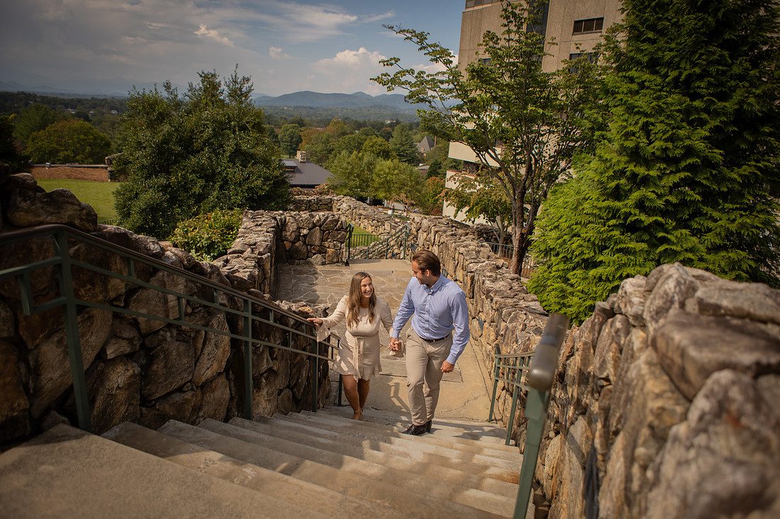 Getting Engaged at the Omni Grove Park Inn | Asheville Proposal Photographer