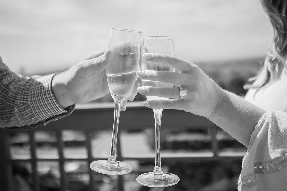 Champagne Toast at Grove Park Inn