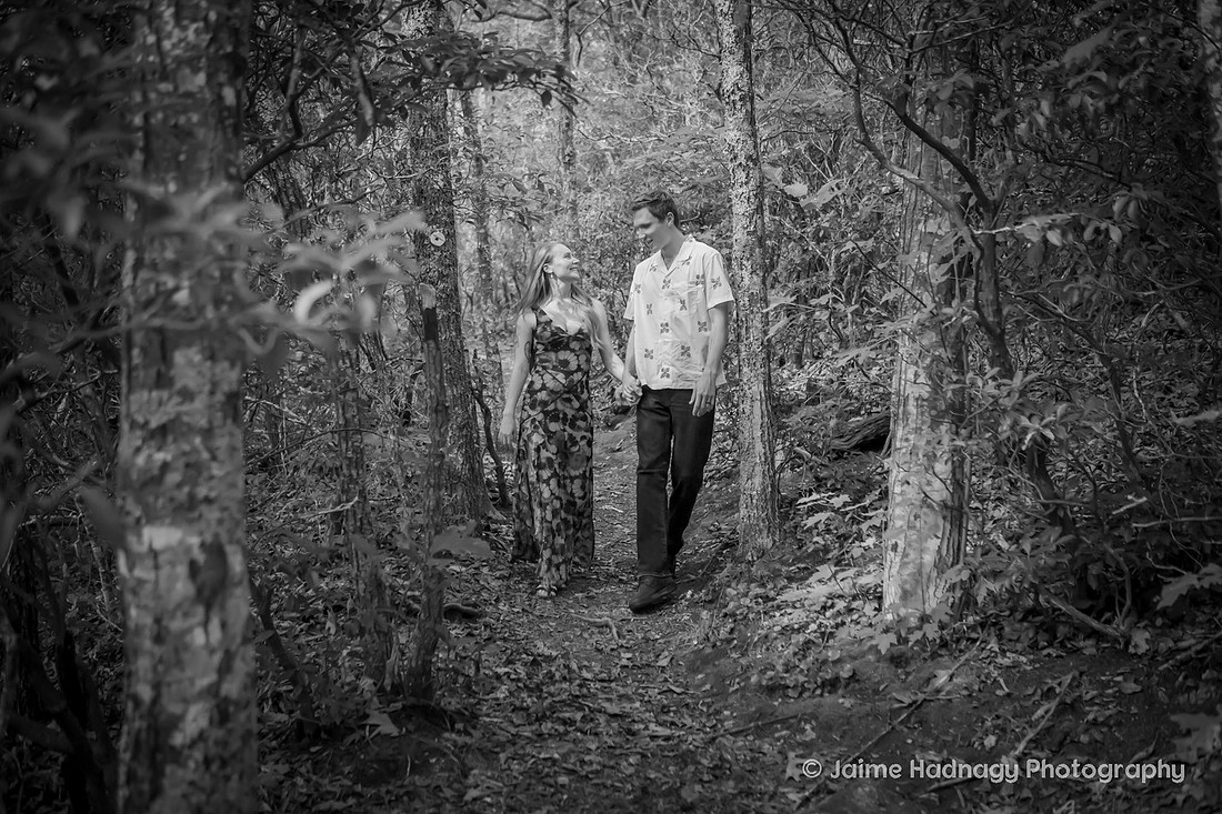 Nature Inspired Engagement Session on the Blue Ridge Parkway | Asheville Photographer