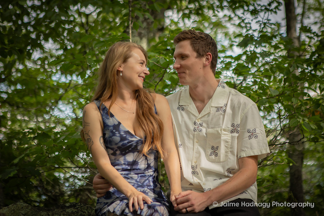Engagement Photos in the Forest | Nature Couples Photographer Asheville