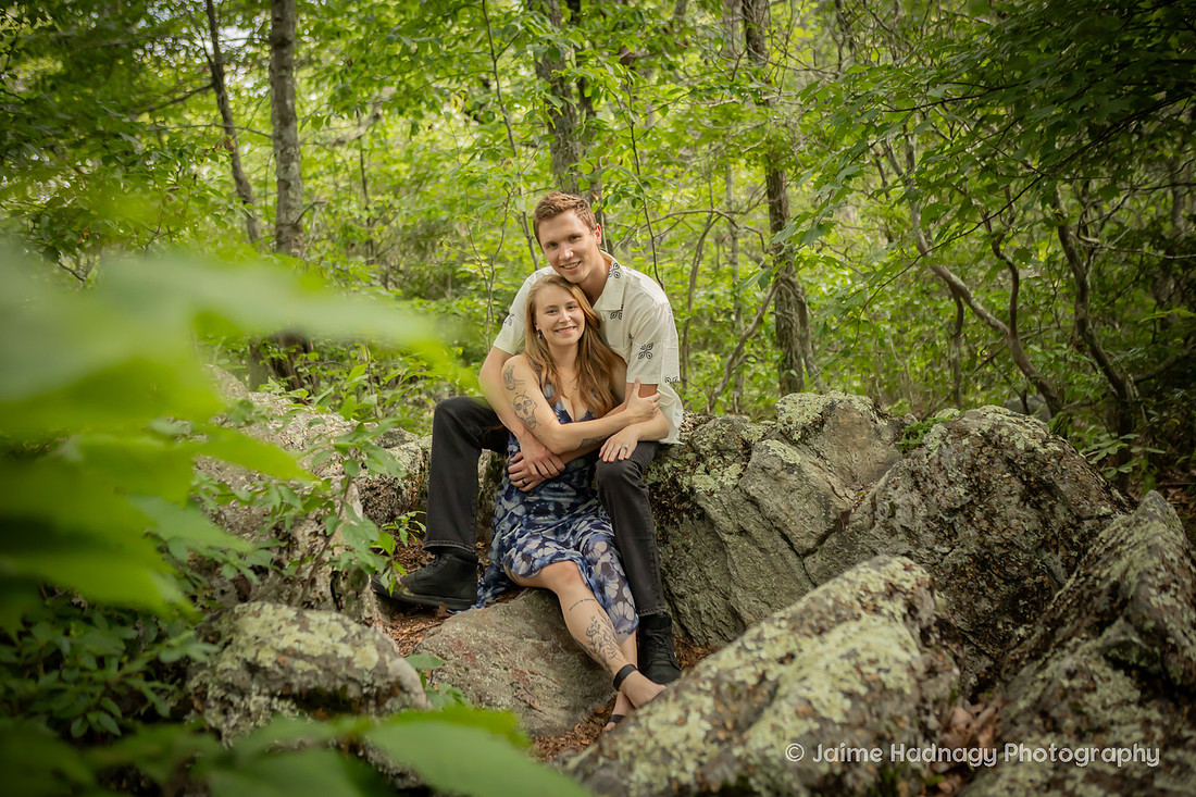 Engagement Photos in the Forest | Nature Couples Photographer Asheville