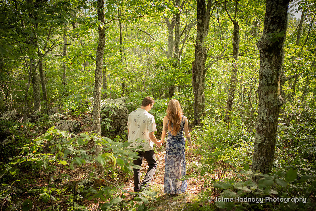 Engagement Photos in the Forest | Nature Couples Photographer Asheville