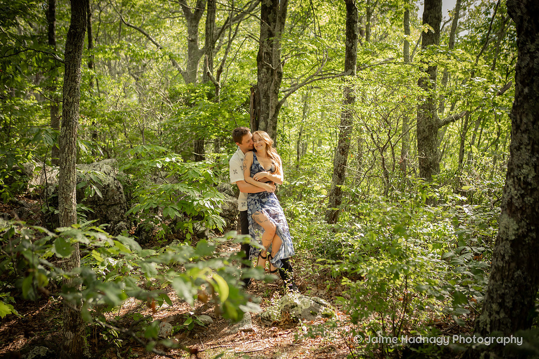 Engagement Photos in the Forest | Nature Couples Photographer Asheville