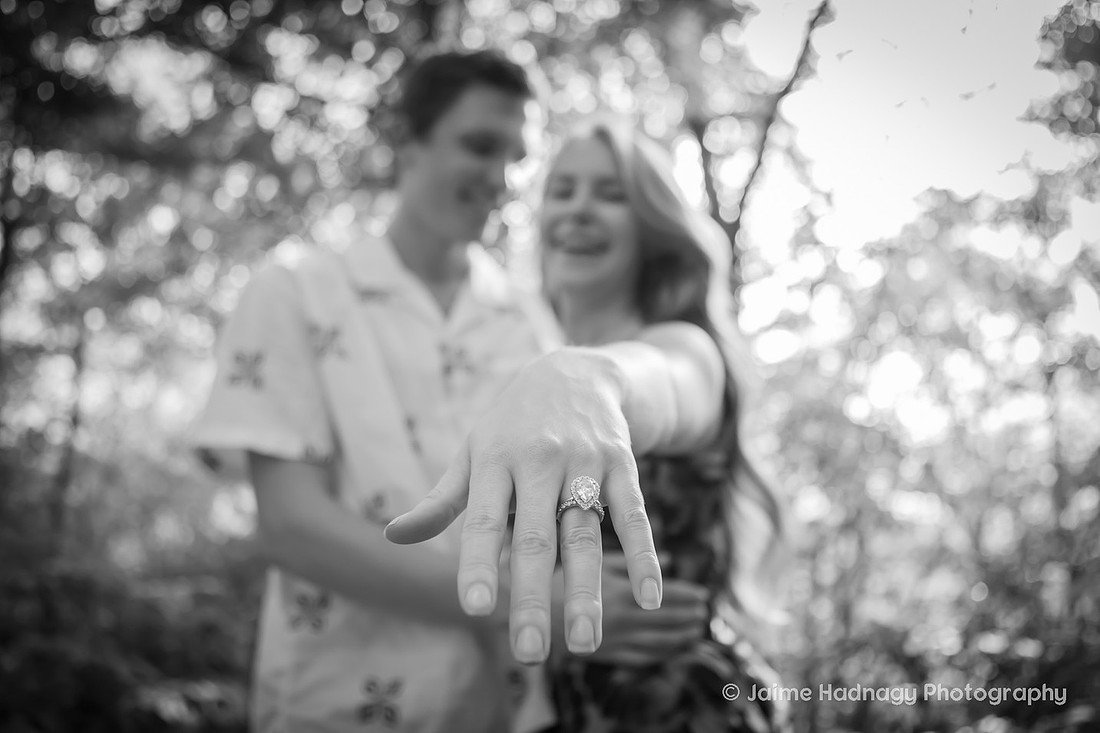 Romantic Playful Engagemnt Photos in Nature | Asheville Photographer