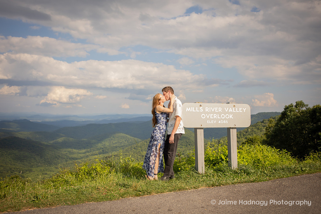 Fun Engagement Photos Outdoors | Asheville Photographer