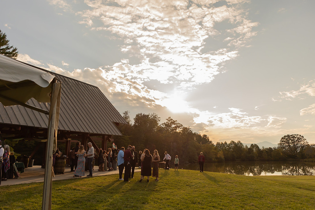 Wedding Reception Photos at Inninsfree Farm in Hendersonville NC | Asheville Photographer
