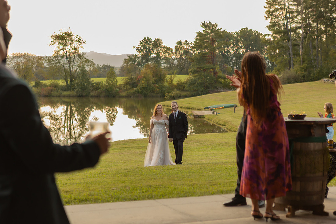 Wedding Reception Photos at Inninsfree Farm in Hendersonville NC | Asheville Photographer