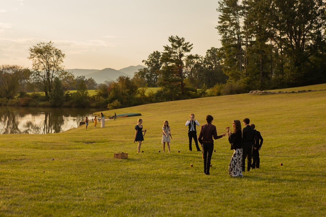 Wedding Reception Photos at Inninsfree Farm in Hendersonville NC | Asheville Photographer