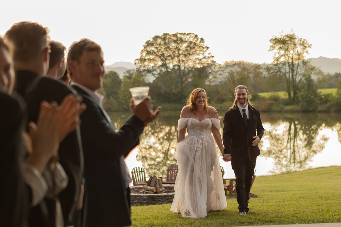 Wedding Reception Photos at Inninsfree Farm in Hendersonville NC | Asheville Photographer
