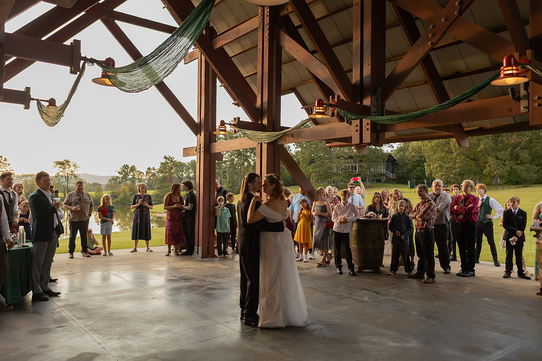 Wedding Reception Photos at Inninsfree Farm in Hendersonville NC | Asheville Photographer