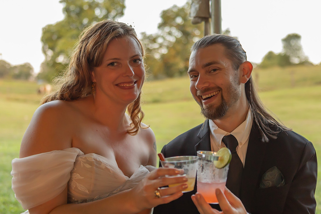 Wedding Reception Photos at Inninsfree Farm in Hendersonville NC | Asheville Photographer