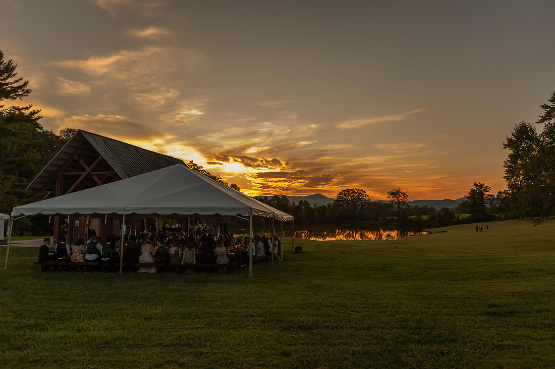Wedding Reception Photos at Inninsfree Farm in Hendersonville NC | Asheville Photographer