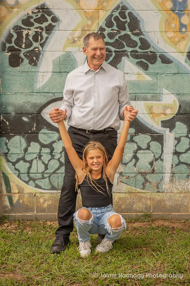 Asheville Urban Family Photos with Graffiti 