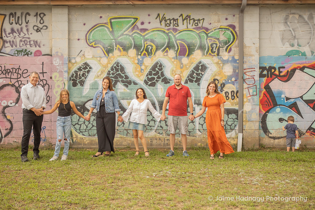 Graffiti Family Photoshoot | Asheville Photographer