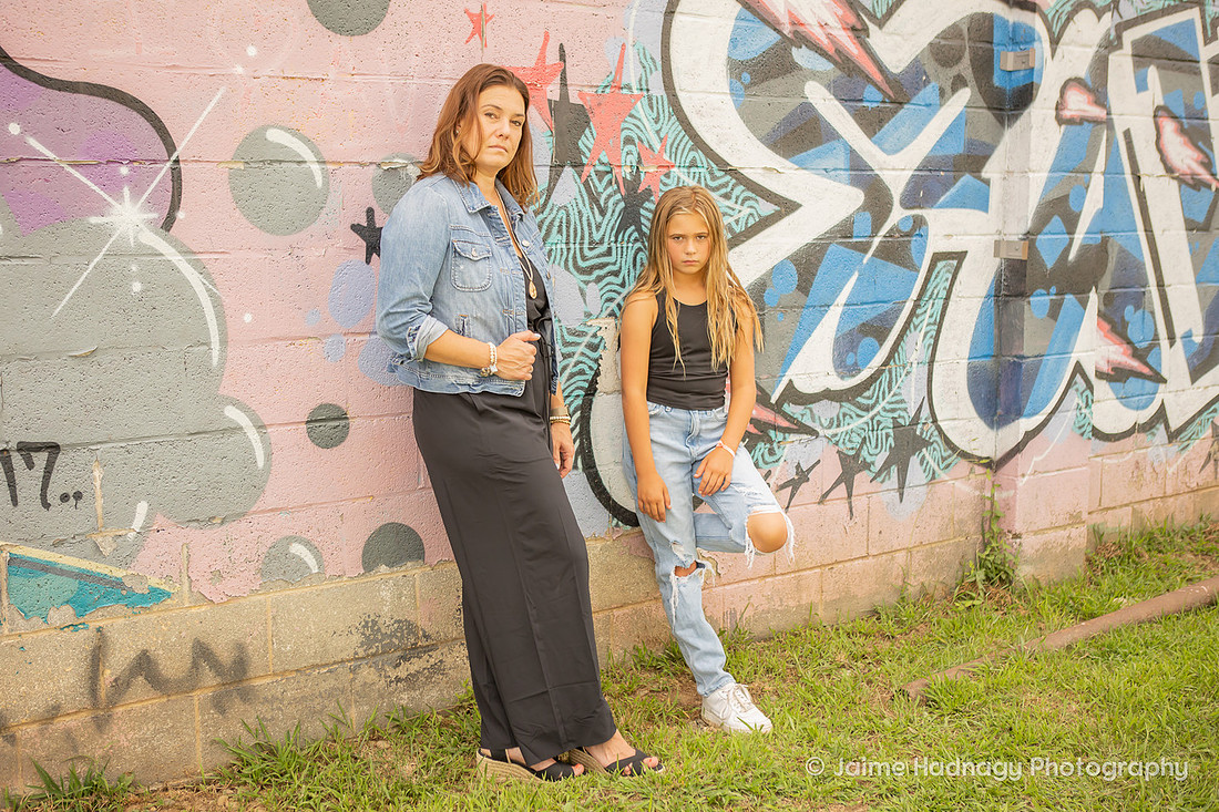 Graffiti Family Photoshoot | Asheville Photographer