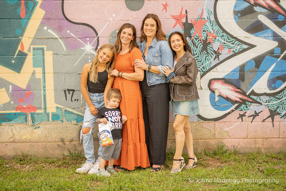 Graffiti Family Photoshoot | Asheville Photographer