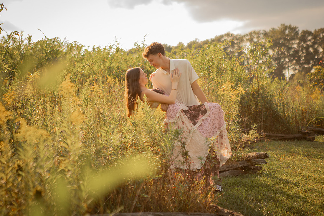 Couples Photos at Clemson Botanical Gardens