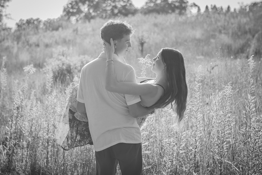 Playful Outdoor Couples Photos at Clemson Botanical Gardens | SC Photographer