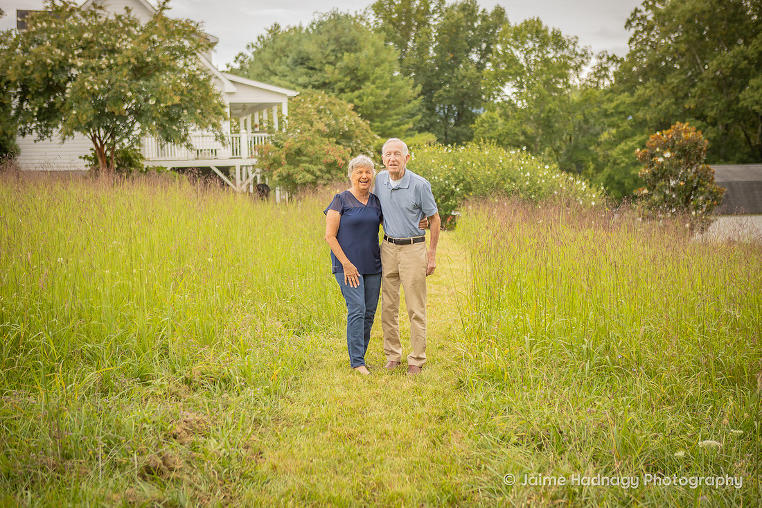 Asheville Family Photographer Portrait in front of Brick House
