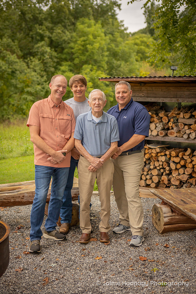 Extended Family Portrait Session at Home | Asheville Photographer