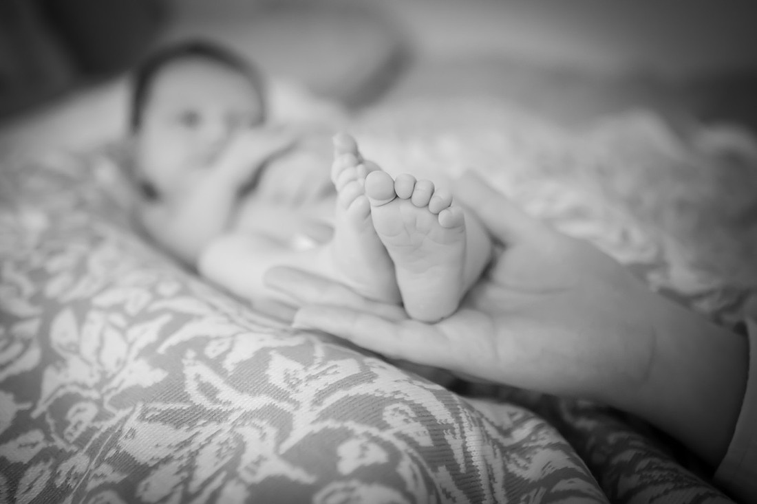 Asheville Newborn Baby Photographer in Home