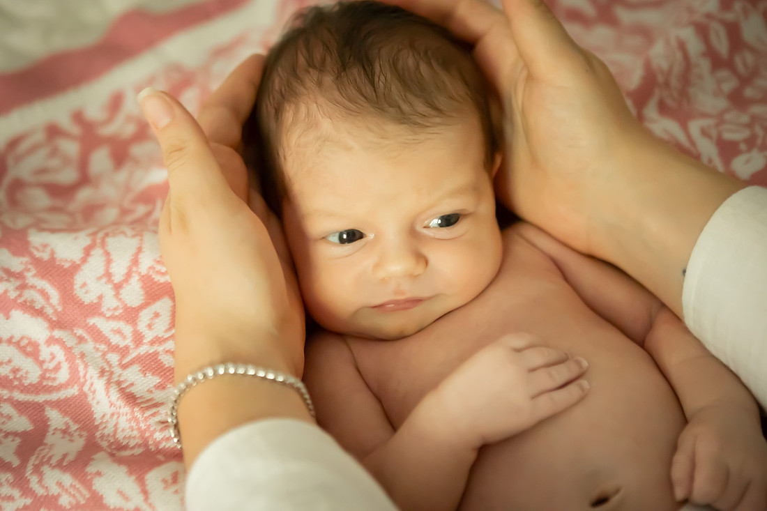 Asheville Newborn Baby Photographer in Home