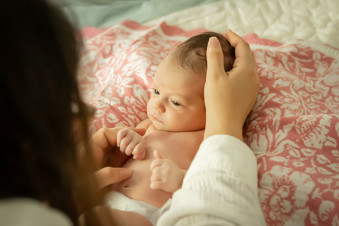 Asheville Newborn Baby Photographer in Home