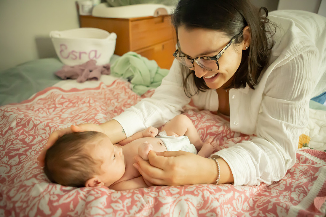 Asheville Newborn Baby Photographer in Home