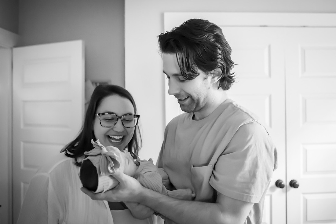 Asheville Newborn Baby Photographer in Home