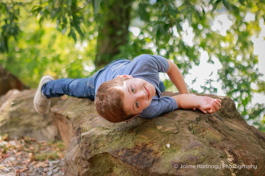 Playful Outdoor Family Photography at Lake Junaluska
