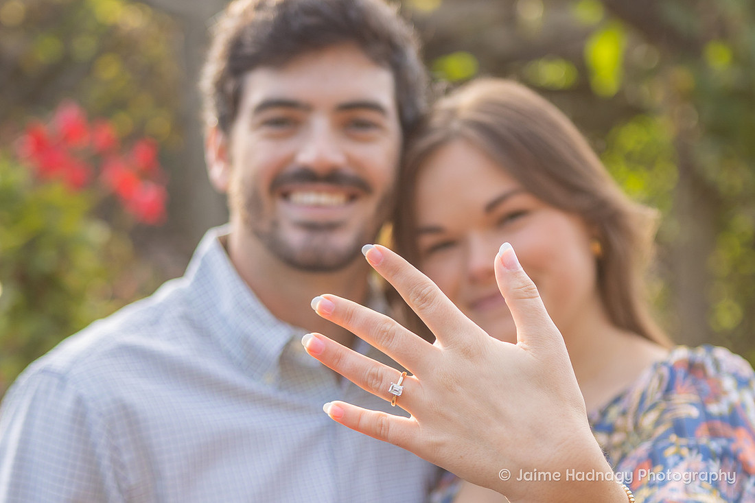 Marriage Proposal Photos in Walled Gardens at Biltmore Estate | Asheville Engagement Photographer