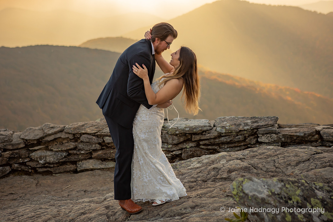 Parkway Elopement Photoshoot | Asheville Wedding Photographer