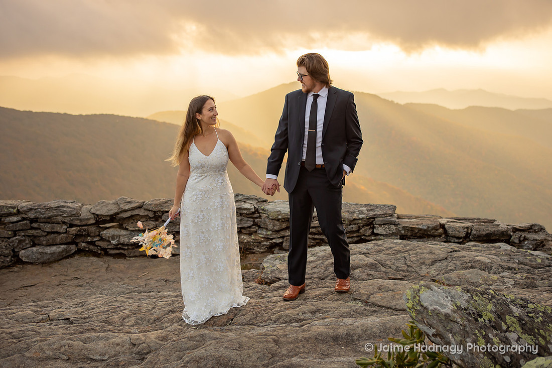 Parkway Elopement Photoshoot | Asheville Wedding Photographer