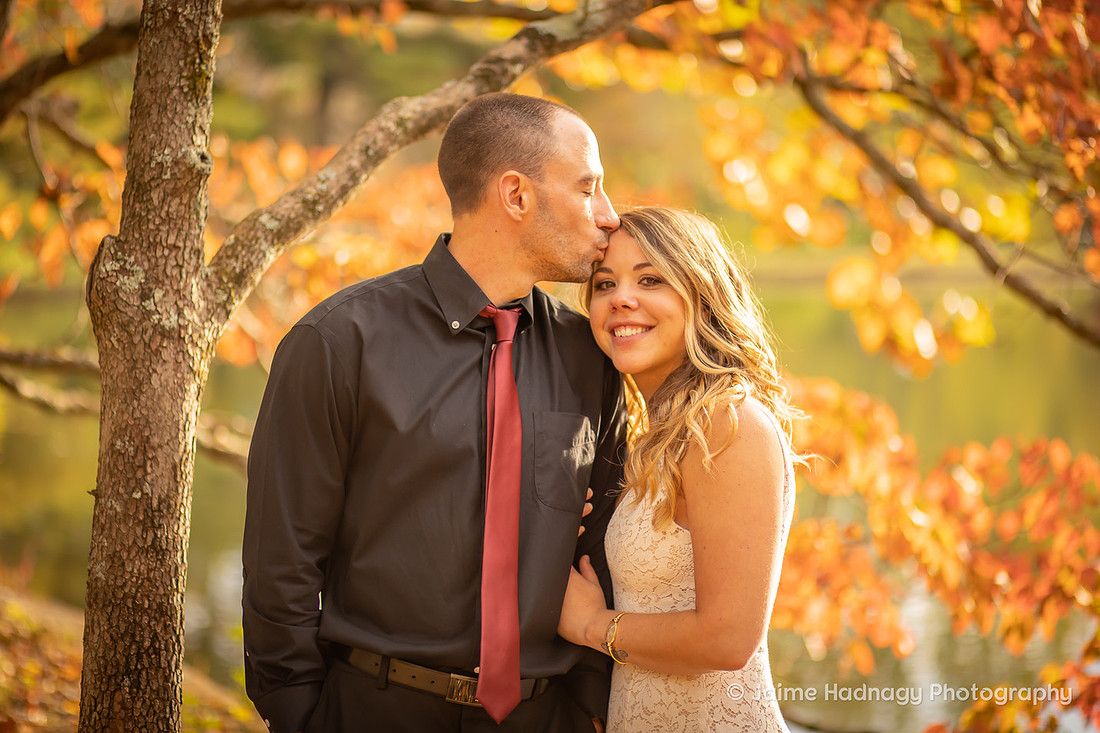 Wedding Photos in Nature with the dog | Asheville Elopement Photographer