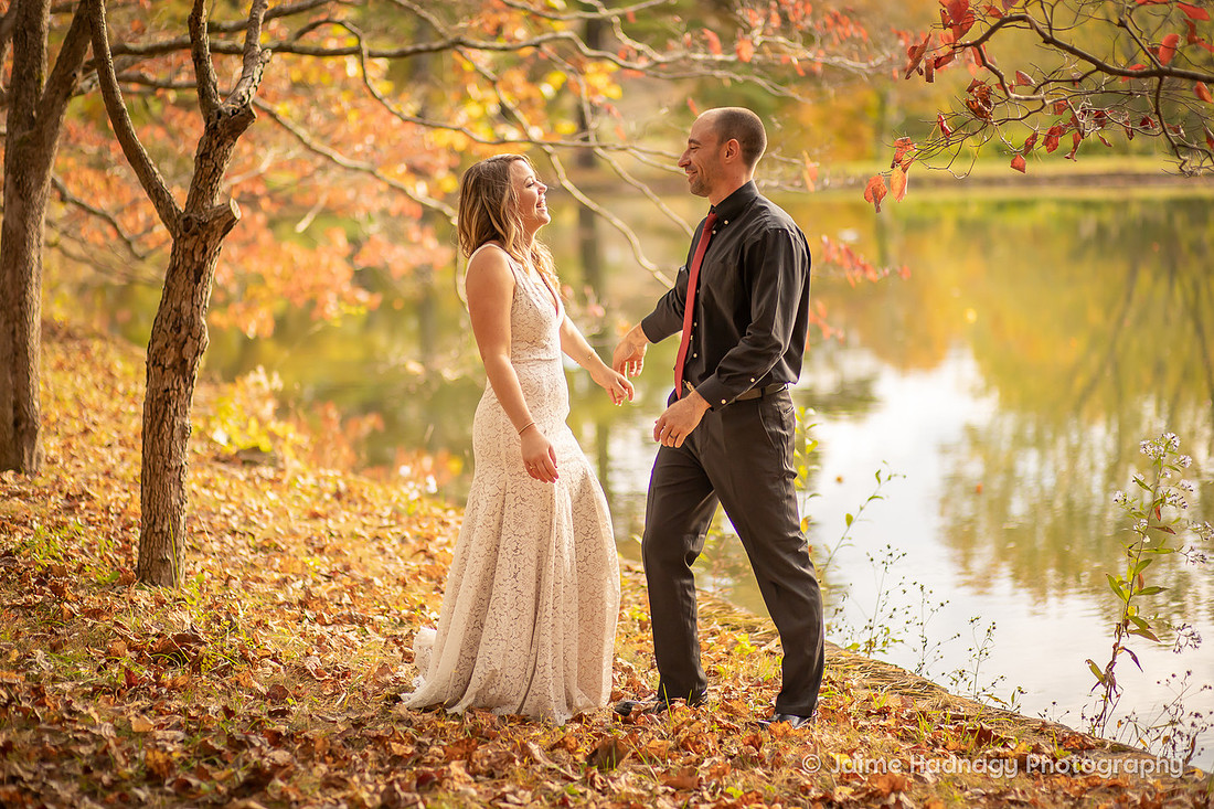 Asheville Elopement Photographer | Fall Wedding Couples Photos