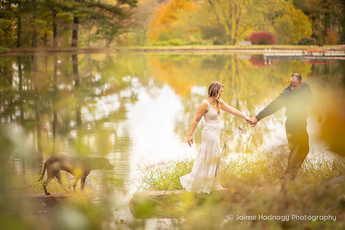 Asheville Elopement Photographer | Fall Wedding Couples Photos