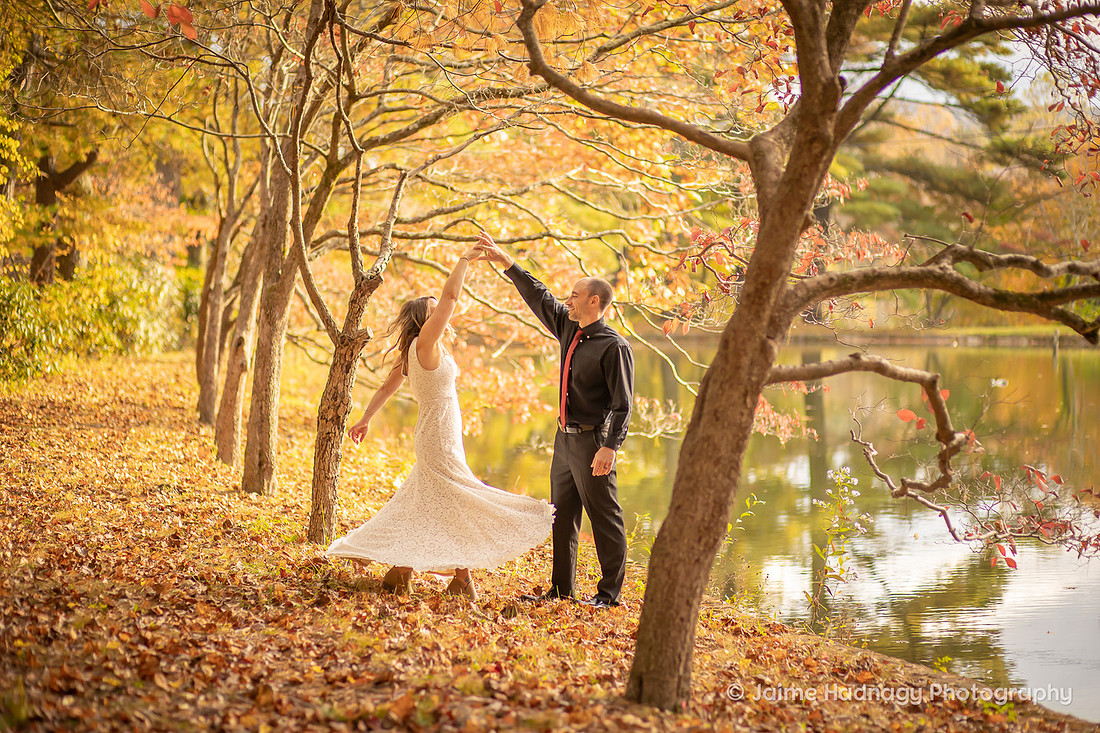 Asheville Elopement Photographer | Fall Wedding Couples Photos
