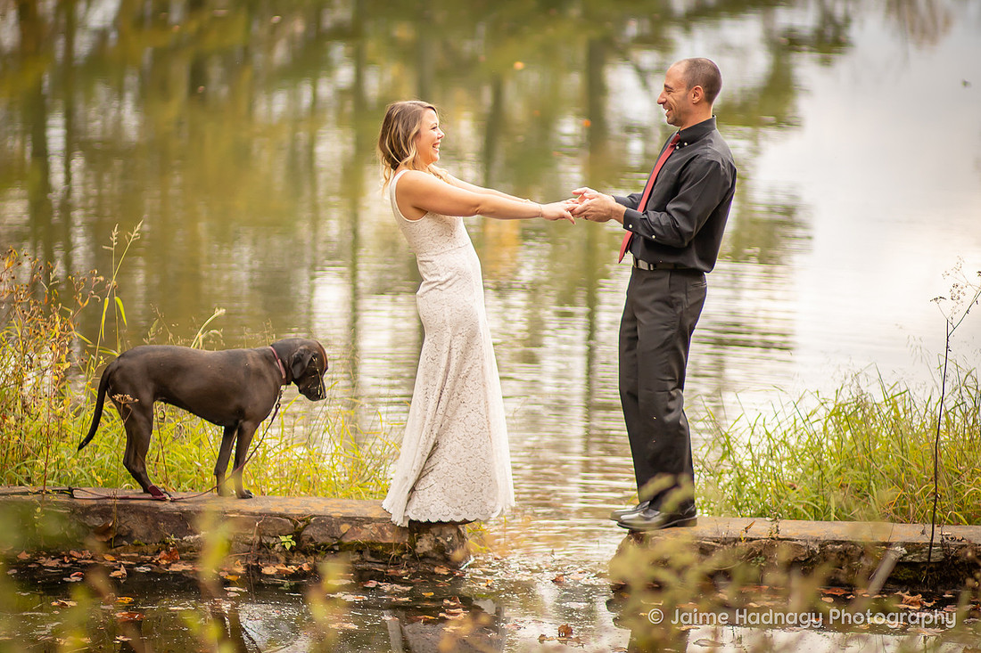 Asheville Elopement Photographer | Fall Wedding Couples Photos
