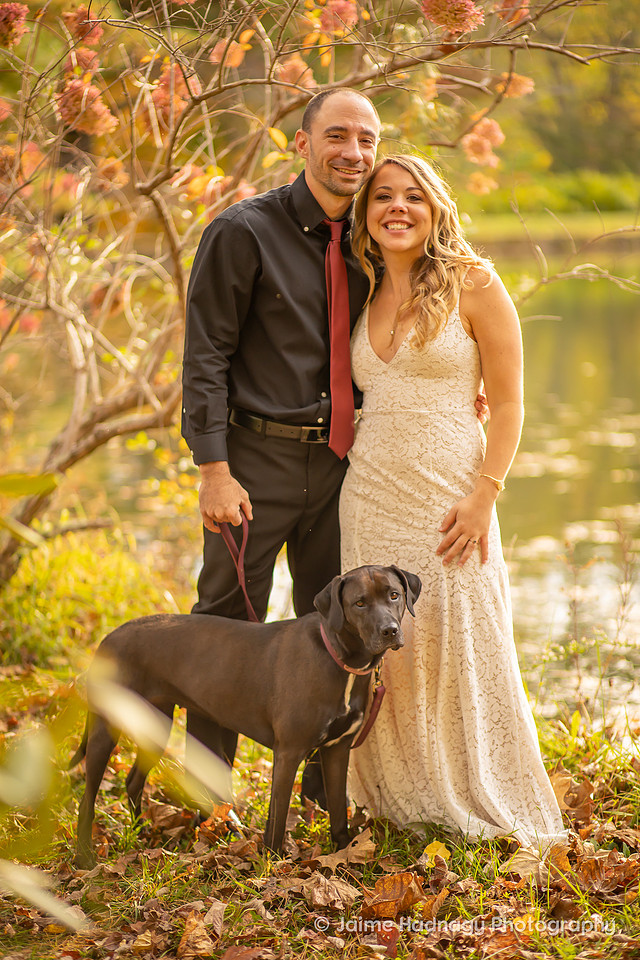 Wedding Photos in Nature with the dog | Asheville Elopement Photographer