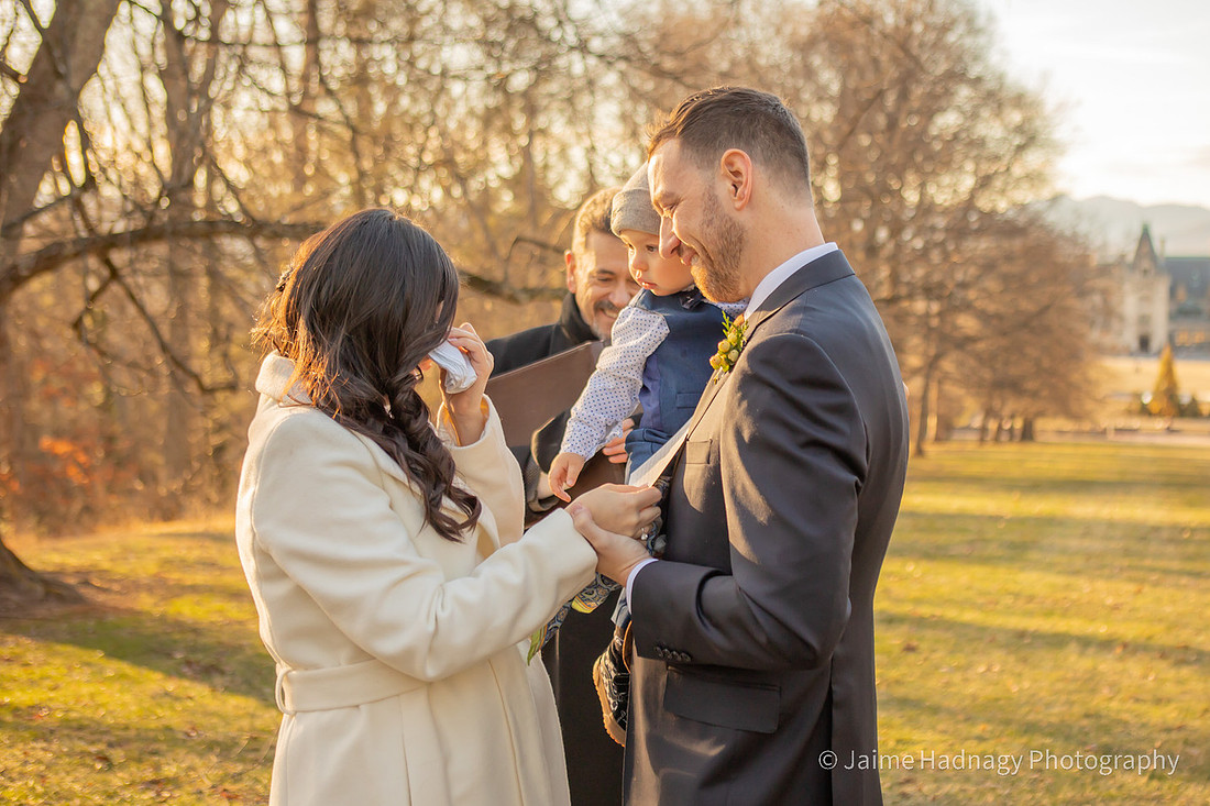 emotional elopement photos | Asheville wedding photographer