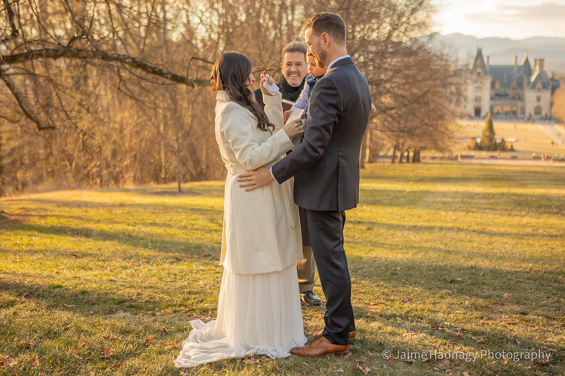 emotional elopement photos | Asheville wedding photographer