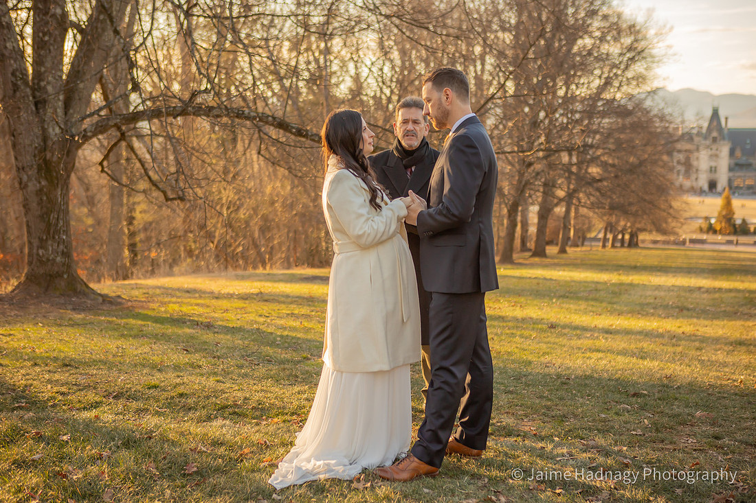 Sunset Elopement Photos Asheville