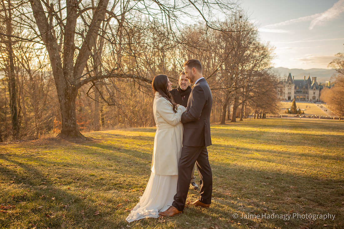 Sunset Elopement Photos Asheville