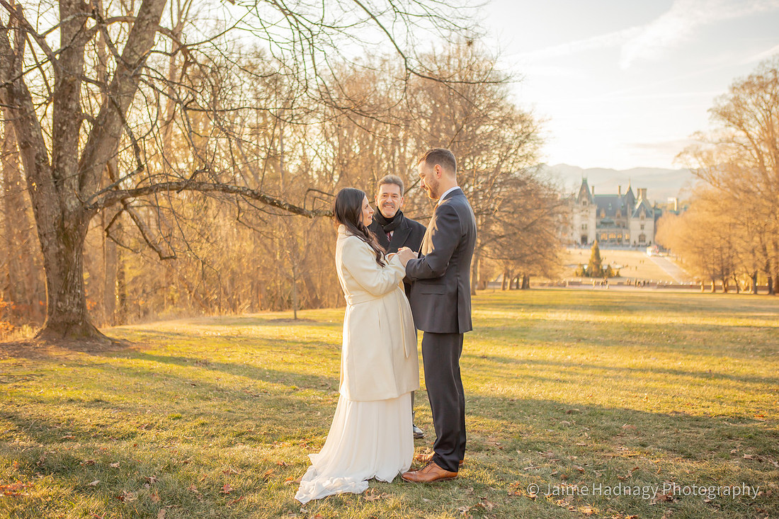 Sunset Elopement Photos Asheville