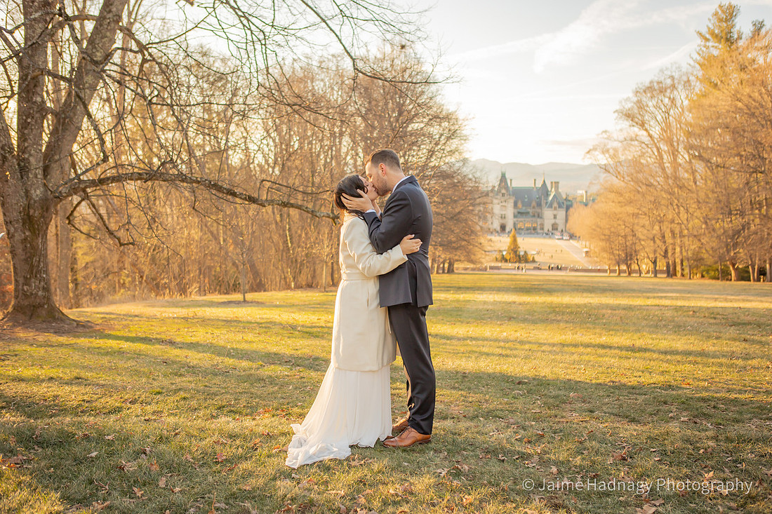 Sunset Elopement Photos Asheville