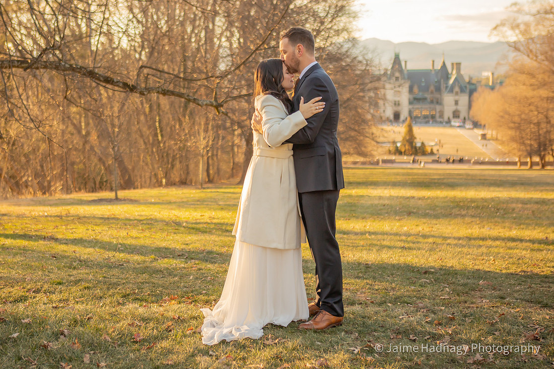 Sunset Elopement Photos Asheville