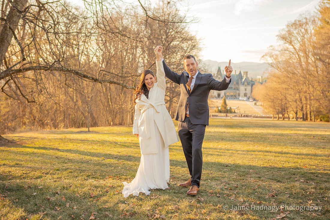 Sunset Elopement Photos Asheville