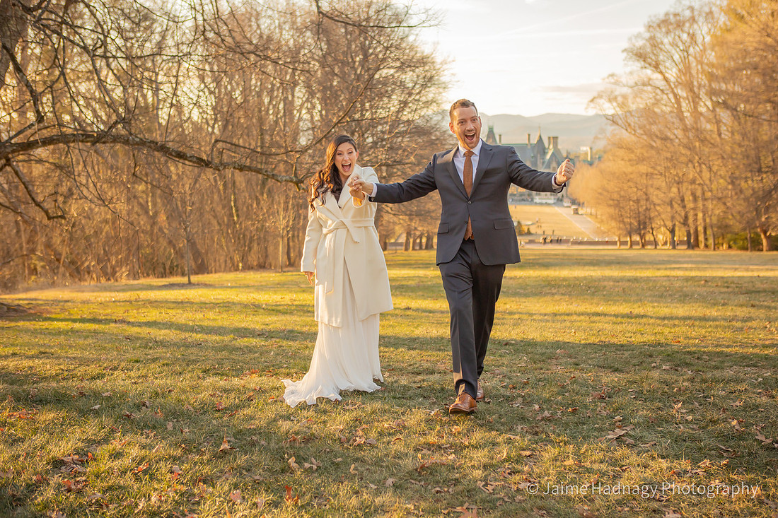 Sunset Elopement Photos Asheville