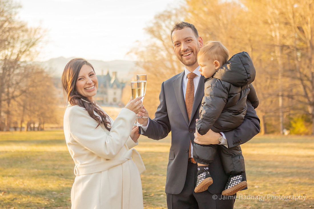 Sunset Elopement Photos Asheville